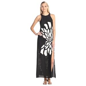 marilyn halter midi dress Black By Bariano Marilyn Halter Midi Dress main image 1